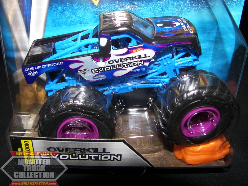 Overkill evolution cheap monster truck toy